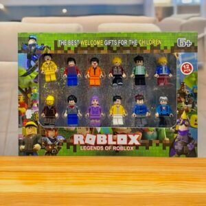 Muñecos de roblox tipo lego en caja x12 unidades