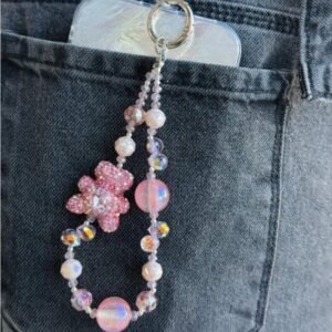 Holder / llavero osito strass